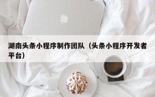 迪庆湖南头条小程序制作团队（头条小程序开发者平台）